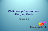 Welkom op Basisschool Berg en Beek Groep 1-2. Als je naar school gaat in groep 1-2 brengt mama of papa je naar je klas.