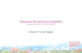 Nieuwe Businessmodellen (Aangepast programma voor deeltijd studenten) Docent Toine Nagel.