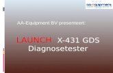 LAUNCH X-431 GDS Diagnosetester AA-Equipment BV presenteert:
