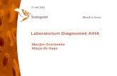 7-jul-14 Laboratorium Diagnostiek AIHA Marijke Overbeeke Masja de Haas.