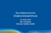 Buurtbijeenkomst Diakonessenhuis 13 maart 2014 Flip Cornelisse Directeur facilitair bedrijf.