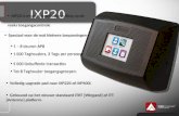 IXP20 Speciaal voor de wat kleinere toepassingen: IXP20 is Impro’s laatste aanvulling op de reeks toegangscontrole Volledig upgrade pad naar IXP220 of.