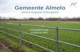 Gemeente Almelo bestemmingsplan buitengebied informatieve raad 13 februari 2007
