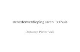 Benedenverdieping Jaren ‘30 huis Ontwerp Pieter Valk.
