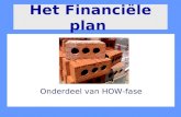 Het Financiële plan Onderdeel van HOW-fase. Wat is een financieel plan? In het financiële plan, als onderdeel van het ondernemingsplan, worden de financiële.