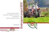 Rurale ondernemers realiseren ECOnomische x ECOlogische meerwaarde op het platteland door samenwerking & innovatie.µ Peter Bruggen.