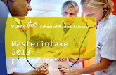 Masterintake 2013 - procedure Chrissie Helmink, planner master VUmc.