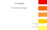 Crosslab Presentatie zintuigen Laura de Brouwer 0795168 3DE Lifestyle & Design