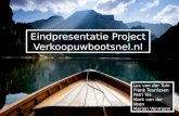 Eindpresentatie Project Verkoopuwbootsnel.nl Luc van der Tuin Frank Teunissen Petri Vis Mark van der Veen Marion Venmans.