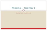 GRIEK TEGEN BARBAAR Medea – thema 1. THEMATISCHE LES BIJ MEDEA Griek tegen barbaar.