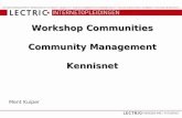 Workshop Communities Community Management Kennisnet Ment Kuiper.