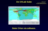 Beter DXen via software. De DXLab Suite 2012-01-12 v1.3 Vrije vertaling door ON2AD, Pat TNX to Dave, AA6YQ for his permission.