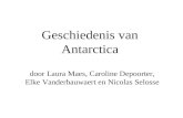 Geschiedenis van Antarctica door Laura Maes, Caroline Depoorter, Elke Vanderhauwaert en Nicolas Selosse.