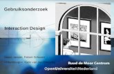 Gebruiksonderzoek Darco Jansen, Robert Schuwer : Karin van den Driesche Interaction Design.
