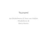 Tsunami Jan Brekelmans & Yous van Halder Modelleren B Barry Koren.