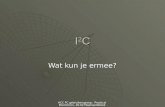 HCC PC gebruikersgroep: Practical Electronics, 26-02 Maarssenbroek I2CI2CI2CI2C Wat kun je ermee?