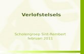 Verlofstelsels Scholengroep Sint-Rembert februari 2011.