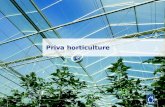 Priva horticulture. Leverancier van procesbeheersing en -optimalisatie voor water, klimaat, arbeid en energie Wereldwijd marktleider Meest uitgebreide.