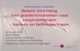 Kennisteam Logistiek Betere inrichting van goederenstromen naar zorginstellingen - kansen en belemmeringen 30 maart 2006 Stef Weijers Hans-Heinrich Glöckner.