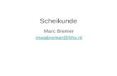 Scheikunde Marc Bremer mwabremer@hhs.nl. Bronnen Natuurwetenschappen (H.E. Fokke) Op blackboard: Bijgewerkte studiehandleiding Alle artikelen uit de syllabus.