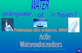 Wateronderzoekers : leerlingen van 5TQB - Institut des Filles de Marie.