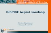 ProGideon INSPIRE begint vandaag Marjan Bevelander 3 december 2009 Pro Gideon.