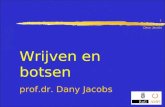 Dany Jacobs 1 Wrijven en botsen prof.dr. Dany Jacobs AMFI.