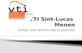 School voor wetenschap en techniek. Linda Berteloot – godsdienstleerkracht Ivan Delaere – pedagogisch directeur.
