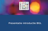 Presentatie introductie BGL. Beroepstaak Gestuurd Leren Jascha Berghs Ontwikkelteamleider Niveau 2 en 3 Techniek 2.