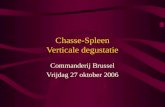 Chasse-Spleen Verticale degustatie Commanderij Brussel Vrijdag 27 oktober 2006.
