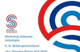 Workshop Seksuele Intimidatie K. N. Watersportverbond Drs. Maarten Weber NOC*NSF.