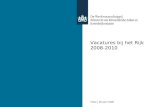 Vacatures bij het Rijk 2008-2010 Tekst | 18 april 2008