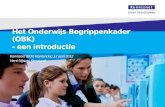 Het Onderwijs Begrippenkader (OBK) - een introductie Kennisnet (ECK) Klantendag 12 april 2012 Henk Nijstad, Kennisnet.
