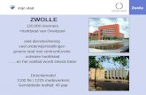 Mijn stad ZWOLLE 120.000 inwoners Hoofdstad van Overijssel veel dienstverlening veel onderwijsinstellingen groene stad met centrumfunctie culinaire hoofdstad.