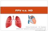 Fellow Onderwijs - I.D. Ayodeji Effect van “positive pressure ventilation” op hemodynamiek PPV v.s. HD.