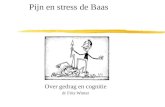 Pijn en stress de Baas Over gedrag en cognitie dr Frits Winter.