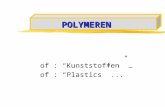 POLYMEREN of : “Kunststoffen” … of : “Plastics”...