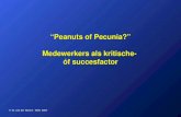 © W. van der Woerd – BSN 2007 “Peanuts of Pecunia?” Medewerkers als kritische- óf succesfactor.