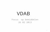 VDAB Focus op bemiddelen 26 02 2013 1. MISSIE VDAB VDAB als loopbaanregisseur VDAB als dienstverlener 2.