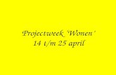 Projectweek ‘Wonen’ 14 t/m 25 april. Groep 4a werkt over: Ridders en Kastelen.