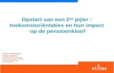 Opstart van een 2 de pijler : toekomstoriëntaties en hun impact op de pensioenkloof Ethias verzekering Stefan Martens Departementsverantwoordelijke Pensioenverzekeringen.