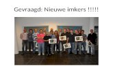 Gevraagd: Nieuwe imkers !!!!!. 2010-2011: Een nieuwe imkercursus voor 40 beginners. Subsidie van de provincie Noord Brabant en van de Postcode loterij.