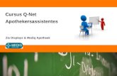 Cursus Q-Net Apothekersassistentes Zie Displays & Mediq Apotheek.