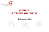 WINOB ACTIEPLAN 2010 Bibdag 2010. Voorstelling actieplan  WINOB-team  Publiekswerking - Circuits  Publiekswerking – Projecten  Netwerking  RFID