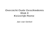 Overzicht Oude Geschiedenis Blok II Keizerlijk Rome Jan van Ginkel.
