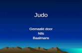 Judo Gemaakt door NilsBaalmans. Waarom dit onderwerp ? Ik zit zelf op judo en vind het een hele leuke sport. Het leukste vind ik de wedstrijdjes.