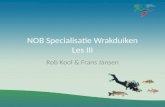 NOB Specialisatie Wrakduiken Les III Rob Kool & Frans Jansen.