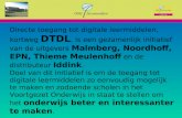 Je doet ertoe! Directe toegang tot digitale leermiddelen, kortweg DTDL, is een gezamenlijk initiatief van de uitgevers Malmberg, Noordhoff, EPN, Thieme.