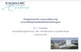 Ongewenste voorvallen bij vruchtbaarheidsbehandelingen Dr. I. Schipper Voortplantingscentrum, afd. Verloskunde & Gynaecologie Erasmus MC.