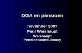 DGA en pensioen november 2007 Paul Weishaupt Weishaupt Pensioenconsultancy.